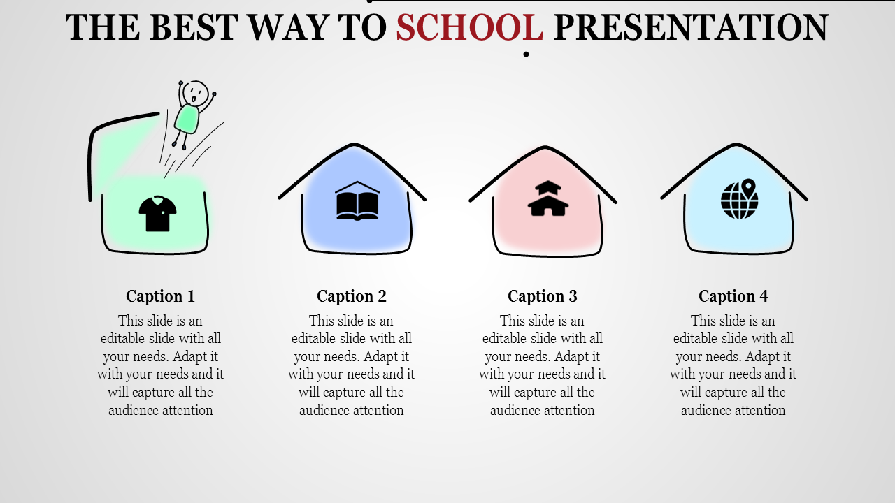 how to write a presentation for school